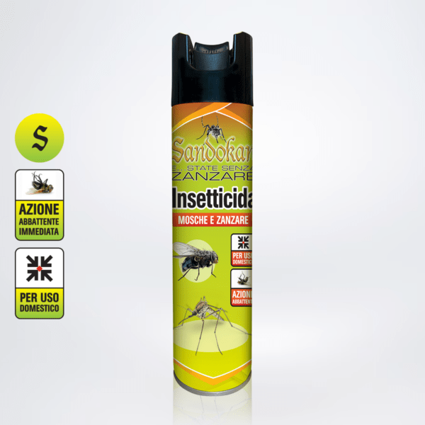 Insetticida Spray Mosche E Zanzare Per Interni Sandokan