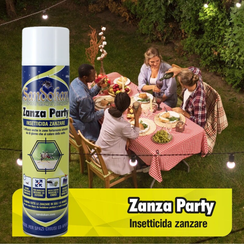 ZANZA PARTY - Insetticida ad azione prolungata - immagine 3