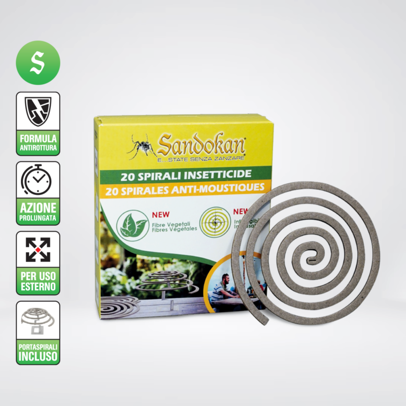Spirali anti Zanzara in Fibra Vegetale
