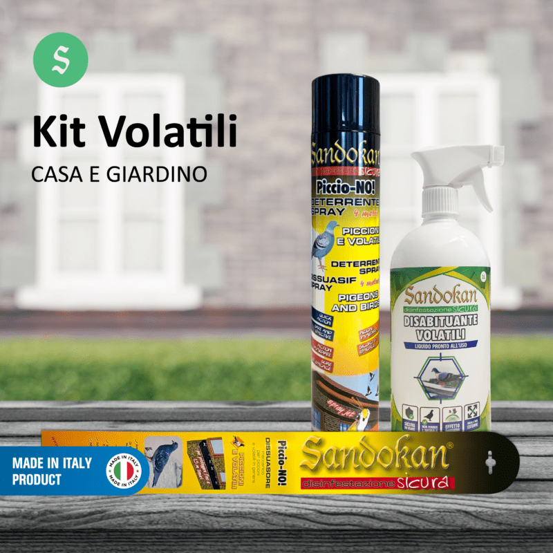 kit deterrente per volatili